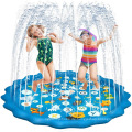 Spot faltbare Kinder Delphin -Version Spiel Wassermatte Spitzen Buchstaben Sprinkler Matte Haustier Sprinkler Wassermatten Spielzeug Spielsachen